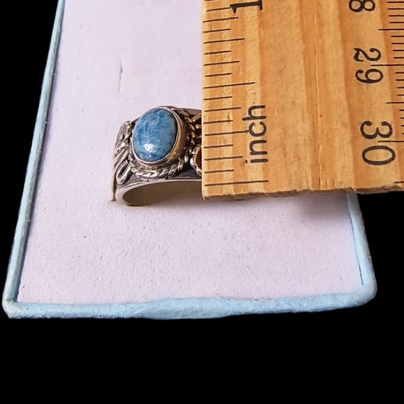 Carolyn Pollack Sterling Silver And Sterling Silver Ornately Embellished Ring - Picture 4 of 10